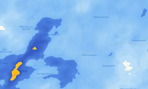 Regenradar Vorschaubild - Aktuelle Niederschläge in Illerbachen und Umgebung
