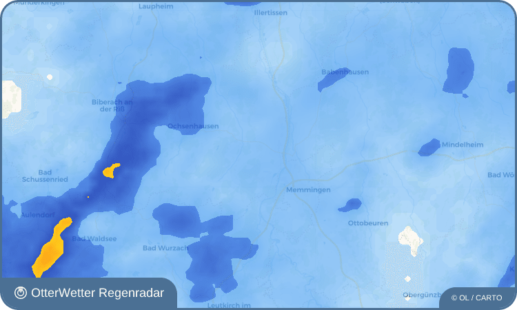 OtterWetter Regenradar-Widget Illerbachen