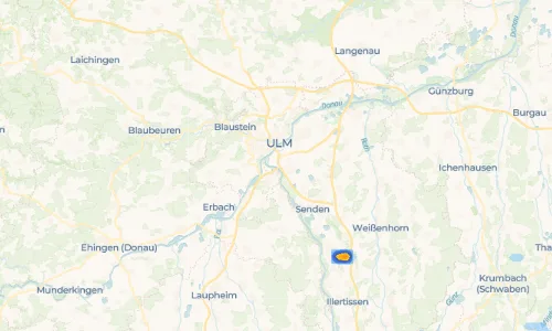 Regenradar Vorschaubild - Aktuelle Niederschläge in Illerbrücke und Umgebung