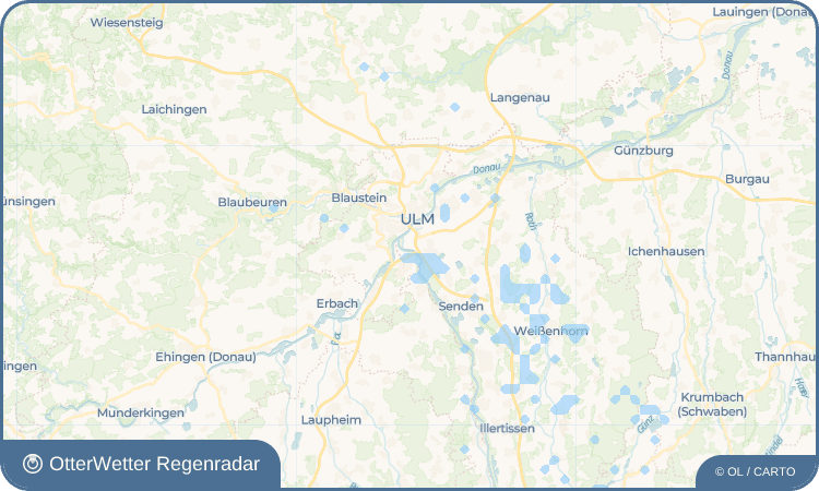 OtterWetter Regenradar-Widget Illerbrücke