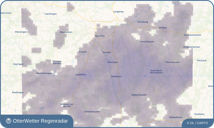 OtterWetter Regenradar-Widget Illerrieden