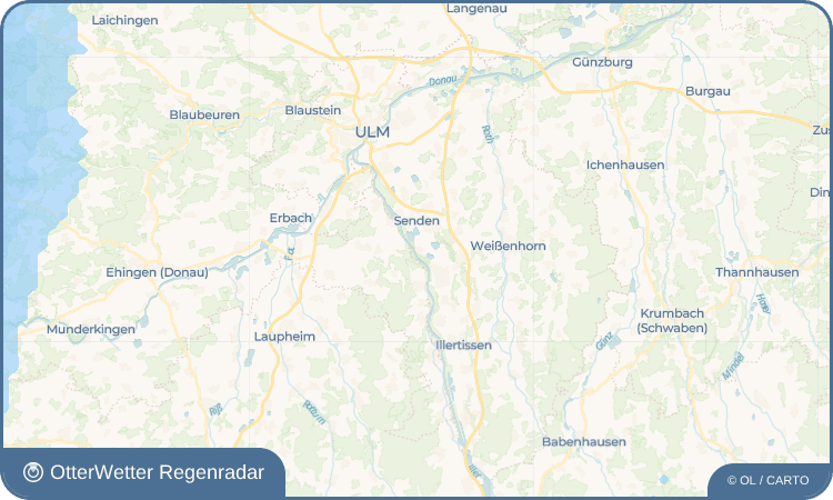 OtterWetter Regenradar-Widget Illerzell