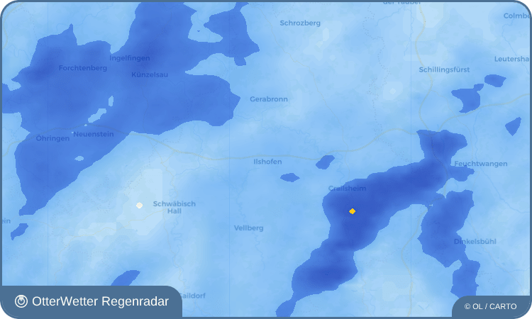OtterWetter Regenradar-Widget Ilshofen