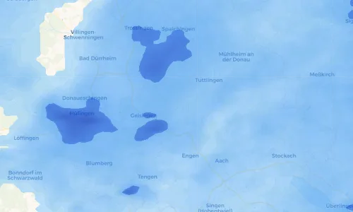 Regenradar Vorschaubild - Aktuelle Niederschläge in Immendingen und Umgebung