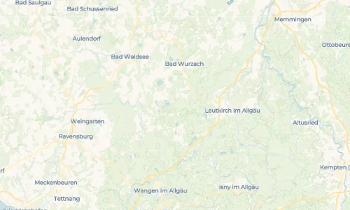 Regenradar Immenried: aktuelle Niederschläge in Immenried und Umgebung, Stand 19. Oktober 2026 um 21:15 Uhr
