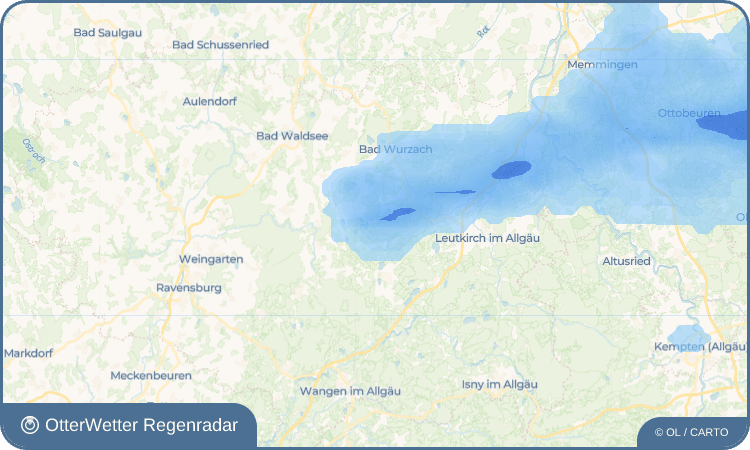 OtterWetter Regenradar-Widget Immenried