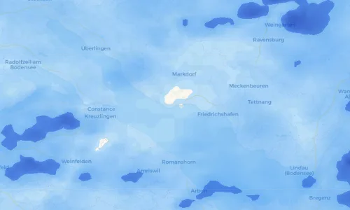Regenradar Vorschaubild - Aktuelle Niederschläge in Immenstaad am Bodensee und Umgebung