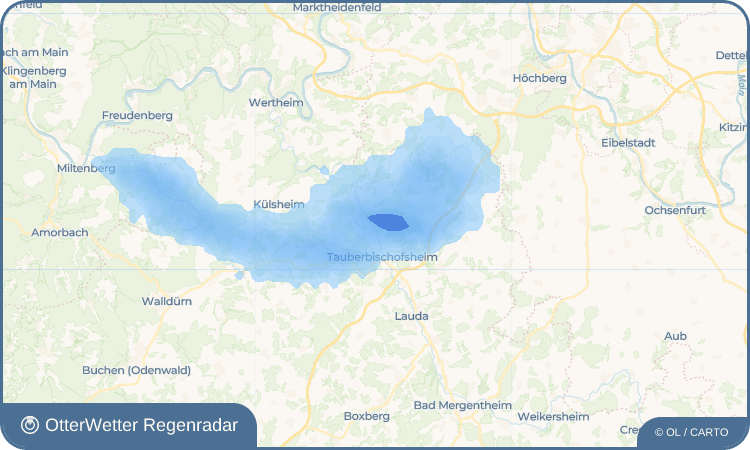 OtterWetter Regenradar-Widget Impfingen