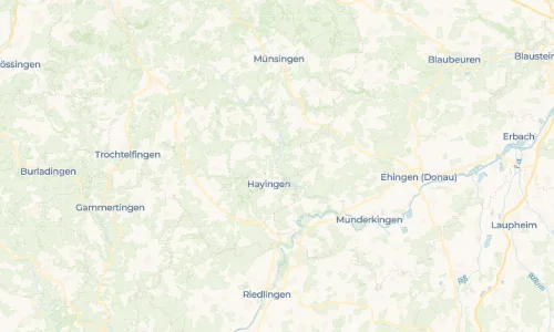 Regenradar Vorschaubild - Aktuelle Niederschläge in Indelhausen und Umgebung