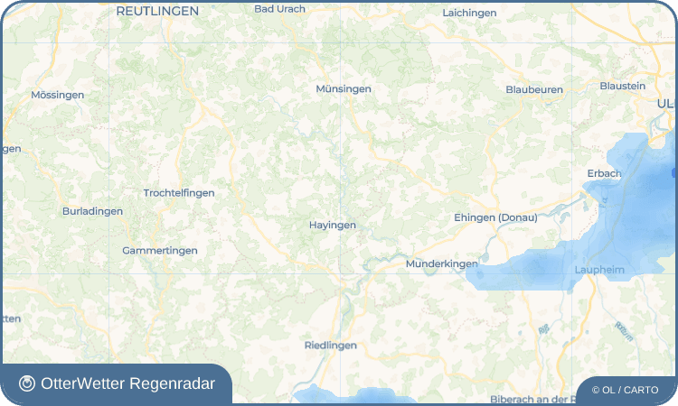 OtterWetter Regenradar-Widget Indelhausen