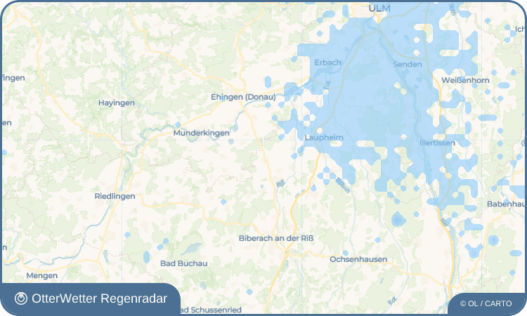 OtterWetter Regenradar-Widget Ingerkingen