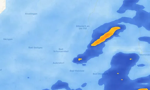 Regenradar Vorschaubild - Aktuelle Niederschläge in Ingoldingen und Umgebung