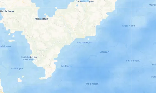 Regenradar Vorschaubild - Aktuelle Niederschläge in Inzigkofen und Umgebung