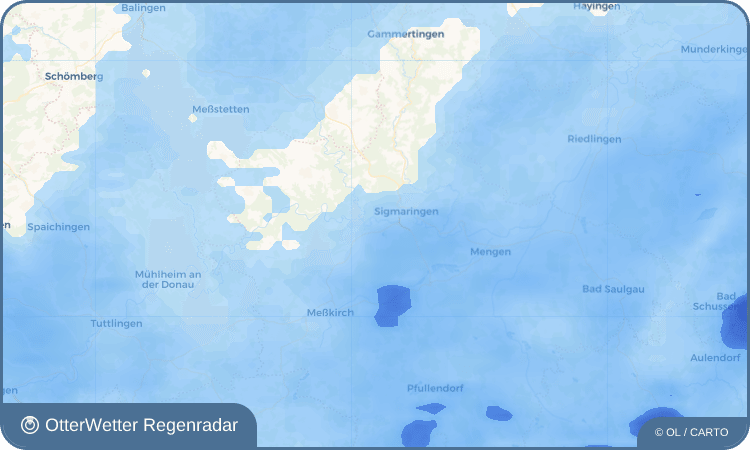 OtterWetter Regenradar-Widget Inzigkofen