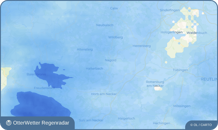 OtterWetter Regenradar-Widget Iselshausen