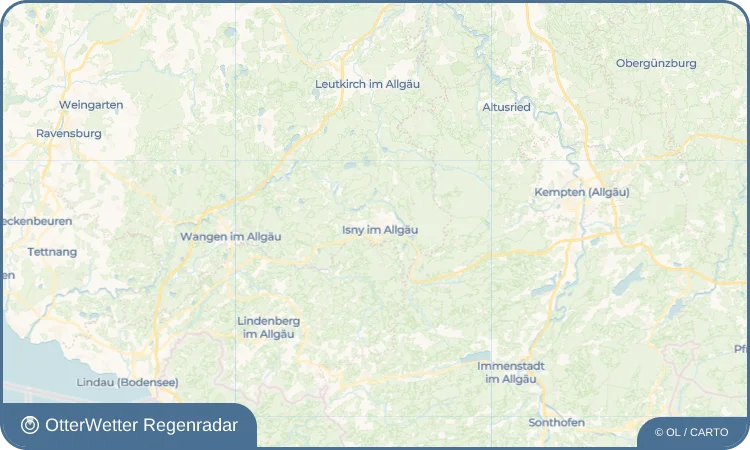 Widget-Vorschau für Isny im Allgäu Wetter-Widget-Vorschau mit Vorhersagedaten für Isny im Allgäu
