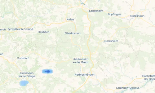 Regenradar Vorschaubild - Aktuelle Niederschläge in Itzelberg und Umgebung