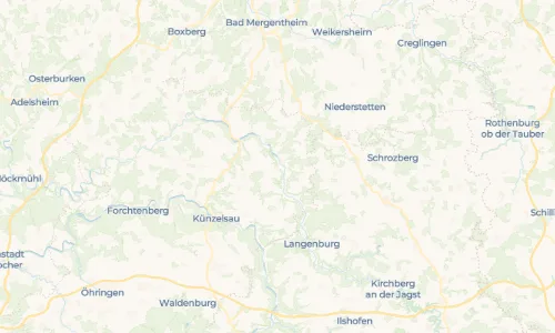 Regenradar Jagstberg: aktuelle Niederschläge in Jagstberg und Umgebung, Stand 29. Oktober 2026 um 13:35 Uhr