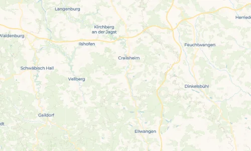 Regenradar Jagstheim: aktuelle Niederschläge in Jagstheim und Umgebung, Stand 19. Oktober 2026 um 4:30 Uhr