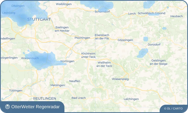 Widget-Vorschau für Jesingen Wetter-Widget-Vorschau mit Vorhersagedaten für Jesingen