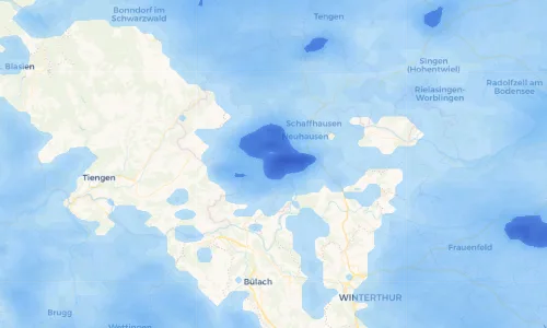 Regenradar Vorschaubild - Aktuelle Niederschläge in Jestetten und Umgebung