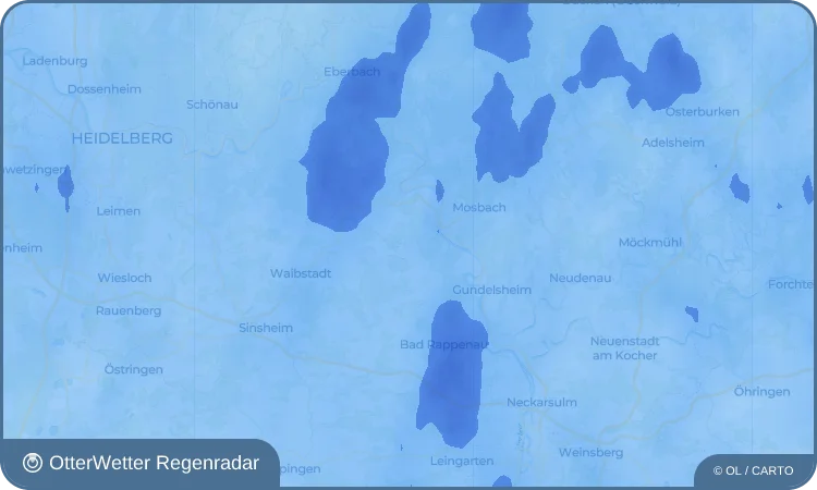 Wetter-Widget-Vorschau mit Vorhersagedaten für Kälbertshausen