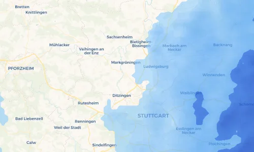 Regenradar Vorschaubild - Aktuelle Niederschläge in Kaiserstein und Umgebung