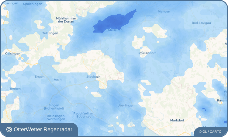 OtterWetter Regenradar-Widget Kalkofen