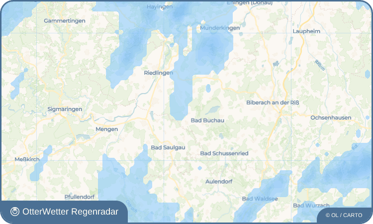 OtterWetter Regenradar-Widget Kanzach