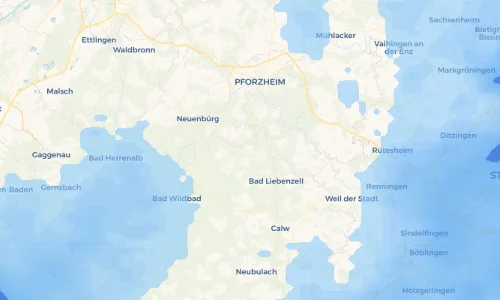 Regenradar Vorschaubild - Aktuelle Niederschläge in Kapfenhardt und Umgebung