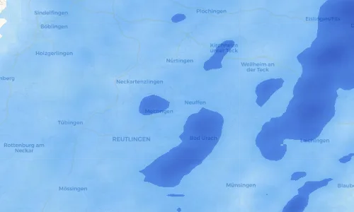 Regenradar Vorschaubild - Aktuelle Niederschläge in Kappishäusern und Umgebung