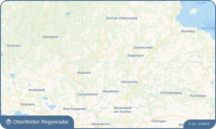 OtterWetter Regenradar-Widget Katzental