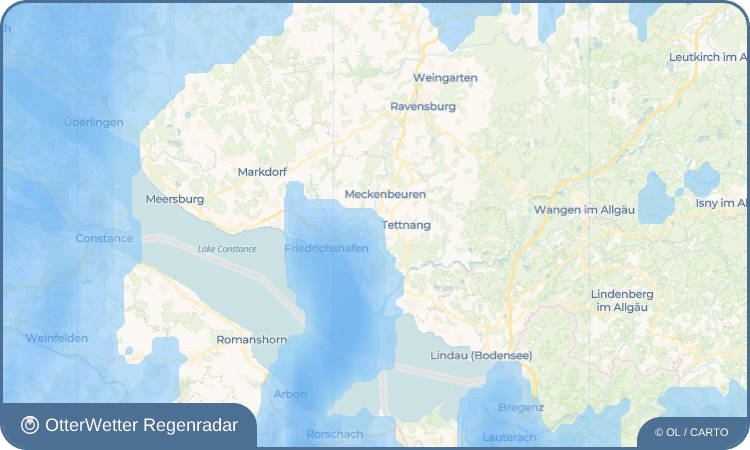 Wetter-Widget-Vorschau mit Vorhersagedaten für Kau