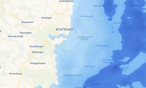 Regenradar Vorschaubild - Aktuelle Niederschläge in Kemnat und Umgebung