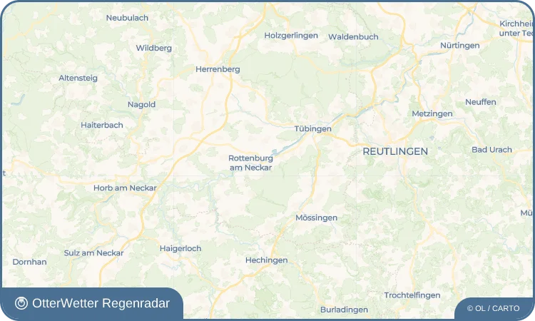 Wetter-Widget-Vorschau mit Vorhersagedaten für Kiebingen