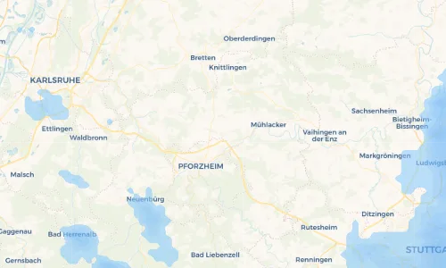 Regenradar Vorschaubild - Aktuelle Niederschläge in Kieselbronn und Umgebung