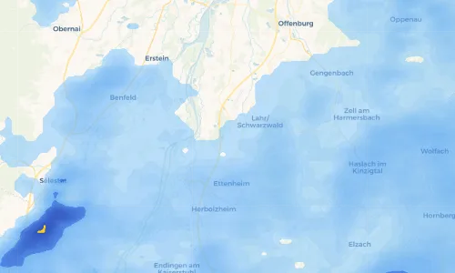 Regenradar Vorschaubild - Aktuelle Niederschläge in Kippenheimweiler und Umgebung