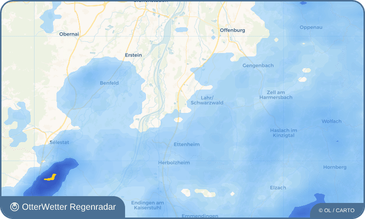 OtterWetter Regenradar-Widget Kippenheimweiler