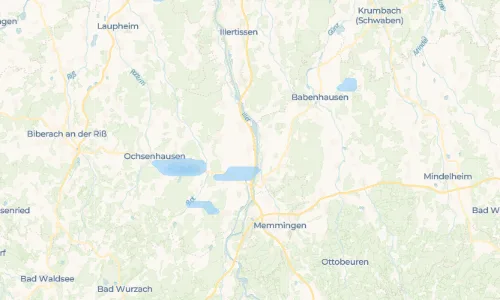 Regenradar Vorschaubild - Aktuelle Niederschläge in Kirchdorf an der Iller und Umgebung