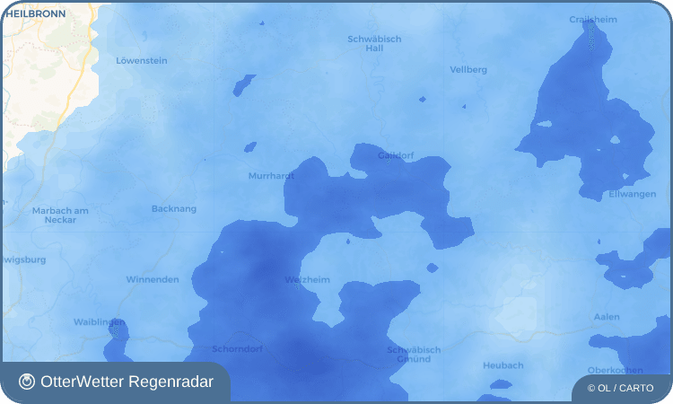 OtterWetter Regenradar-Widget Kirchenkirnberg