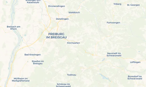 Regenradar Vorschaubild - Aktuelle Niederschläge in Kirchzarten und Umgebung