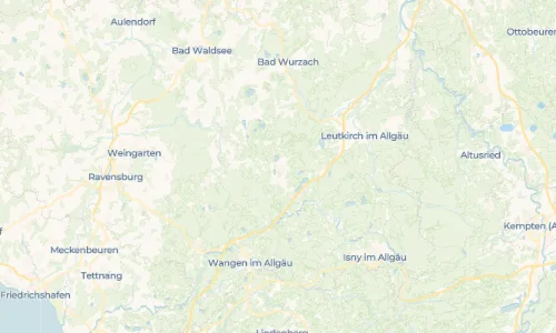 Regenradar Vorschaubild - Aktuelle Niederschläge in Kißlegg und Umgebung