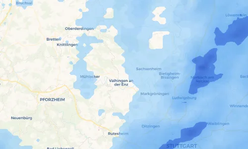 Regenradar Vorschaubild - Aktuelle Niederschläge in Kleinglattbach und Umgebung