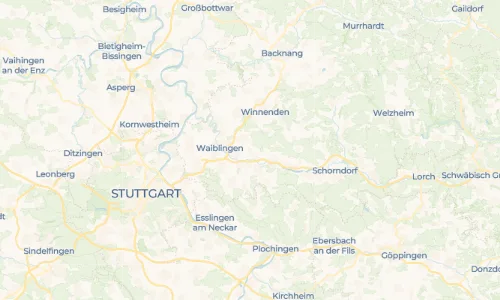 Regenradar Vorschaubild - Aktuelle Niederschläge in Kleinheppach und Umgebung