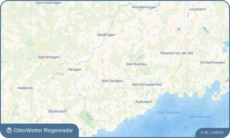 OtterWetter Regenradar-Widget Kleintissen