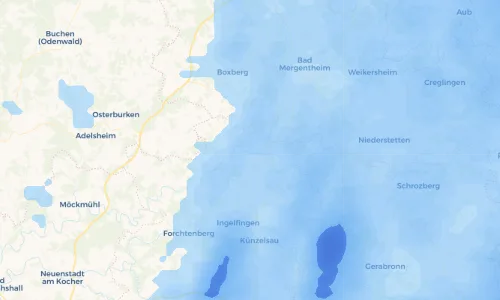 Regenradar Vorschaubild - Aktuelle Niederschläge in Klepsau und Umgebung