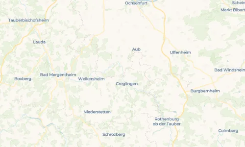 Regenradar Vorschaubild - Aktuelle Niederschläge in Klingen und Umgebung