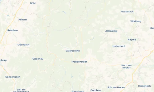 Regenradar-Vorschau: aktuelle Niederschläge in Klosterreichenbach und Umgebung