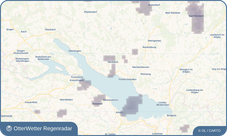 Wetter-Widget-Vorschau mit Vorhersagedaten für Kluftern