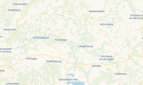 Regenradar Vorschaubild - Aktuelle Niederschläge in Kocherstetten und Umgebung